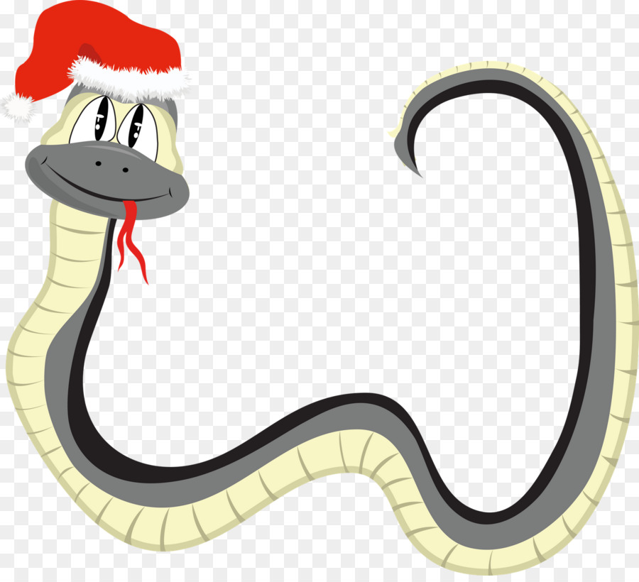 Serpiente De Sombrero De Papá Noel，Navidad PNG