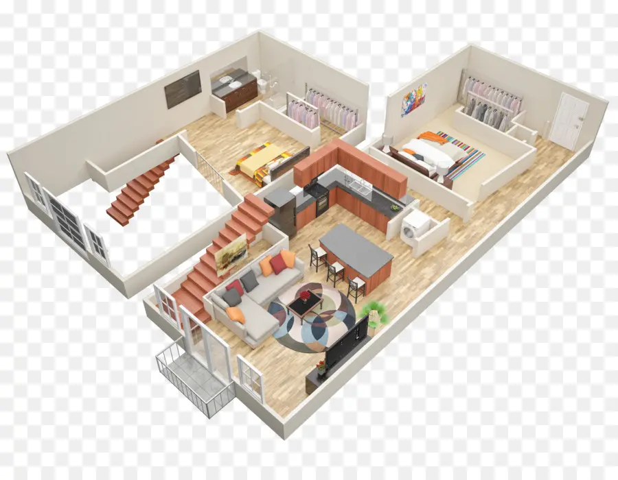 Loft，Plan De Piso PNG