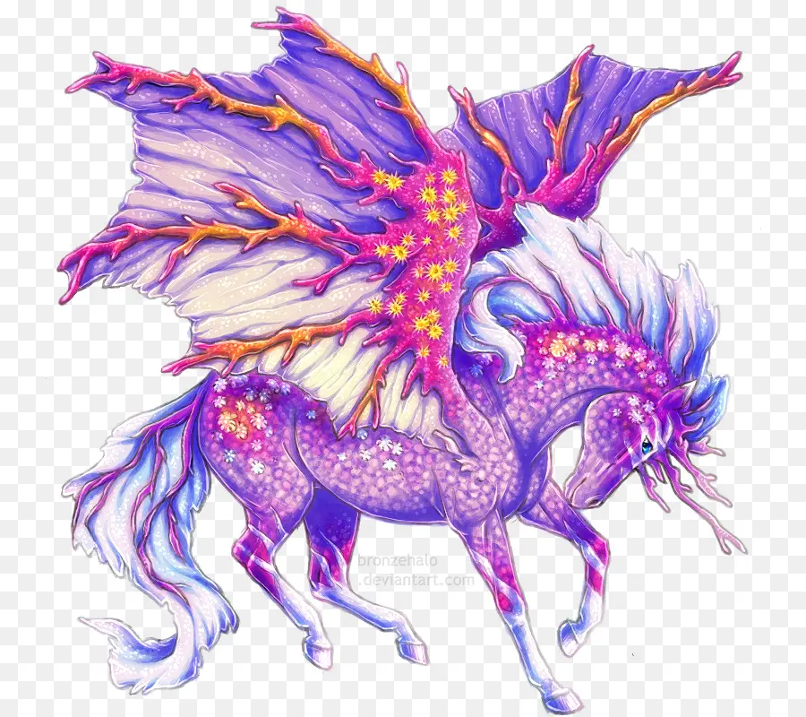 Unicornio，Caballo PNG