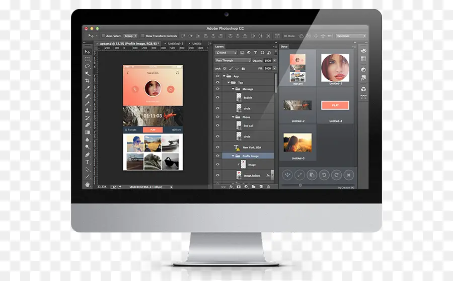 Pantalla De Computadora，Photoshop PNG