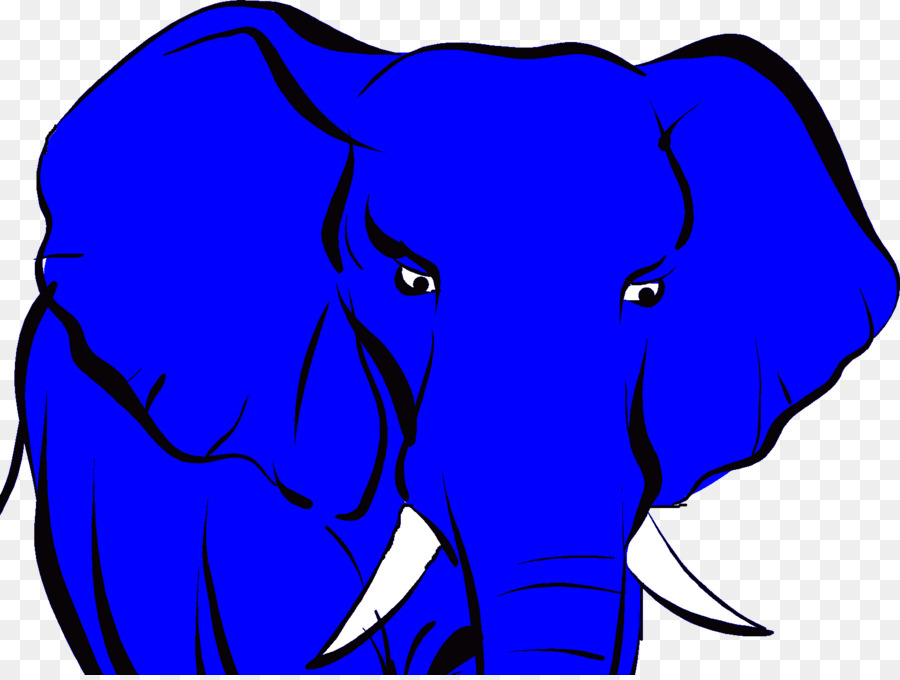 Elefante Azul，Mamífero PNG