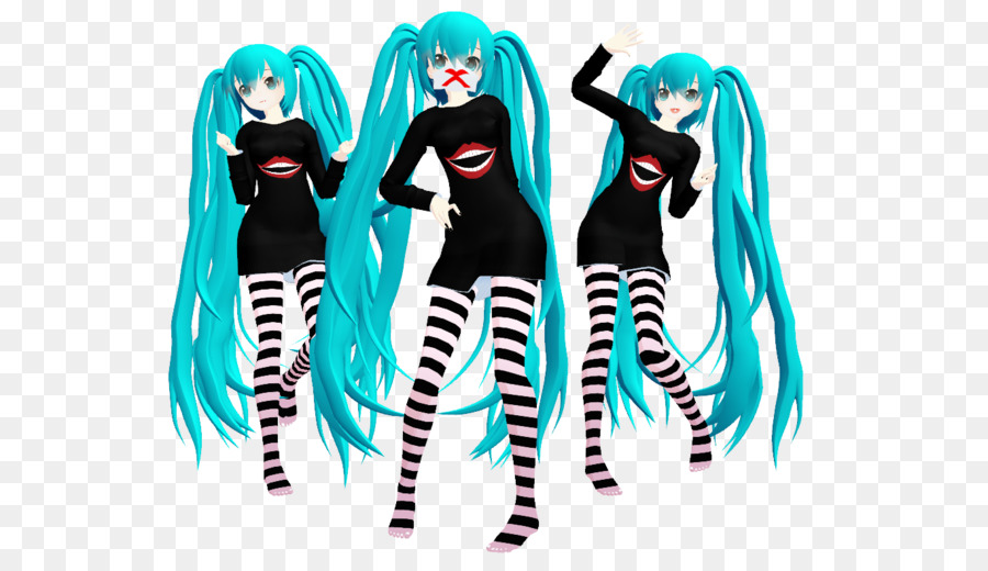 Hatsune Miku，Mikumikudance PNG