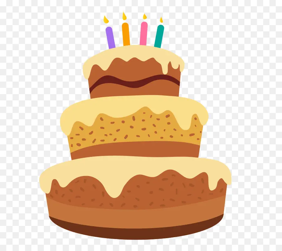 Pastel De Cumpleaños，Glaseado De Formación De Hielo PNG