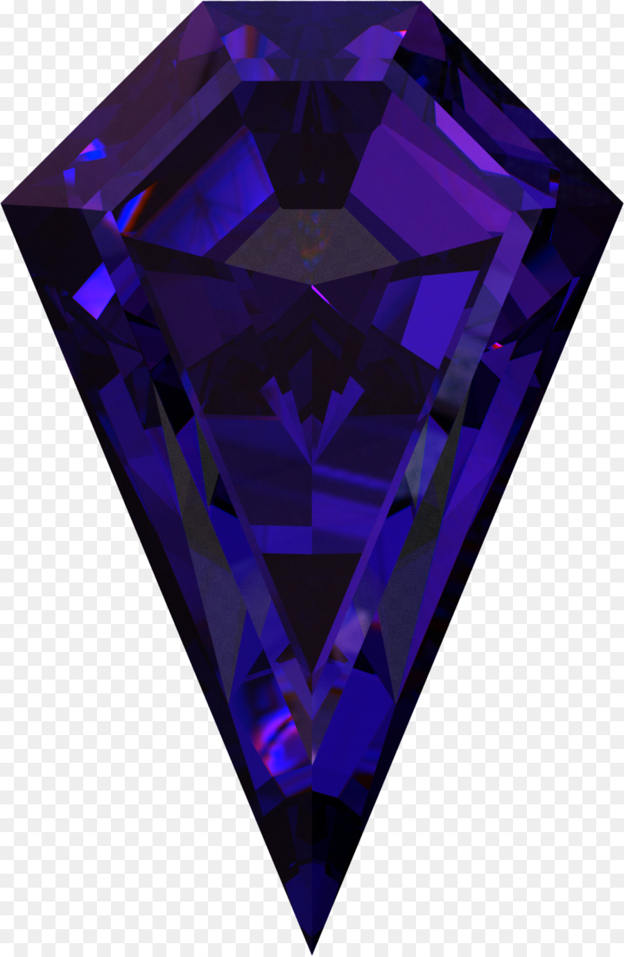 Piedra Preciosa Morada，Cristal PNG