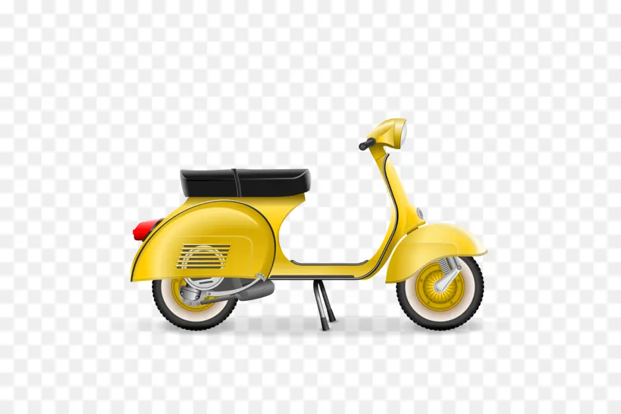 Vespa Amarilla，Moto PNG