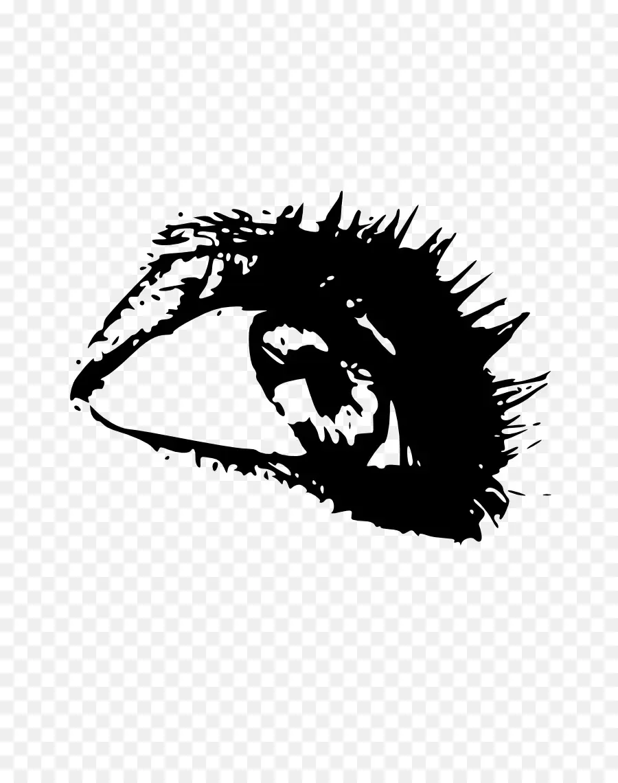 Ilustración De Ojo，Negro PNG