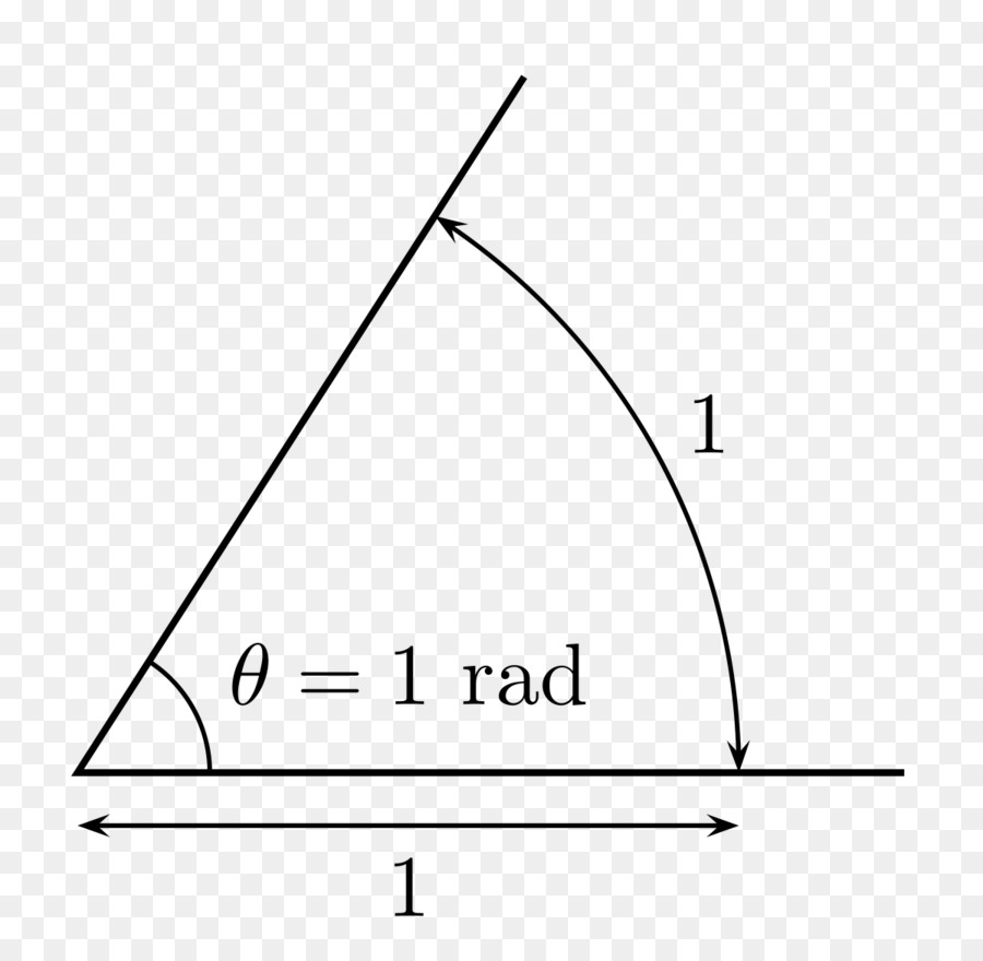 Diagrama De ángulo En Radianes，Ángulo PNG