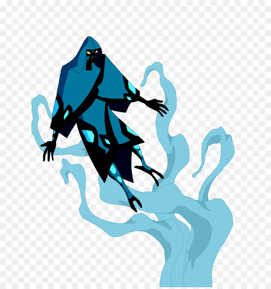 Fantasma Azul，Escalofriante PNG