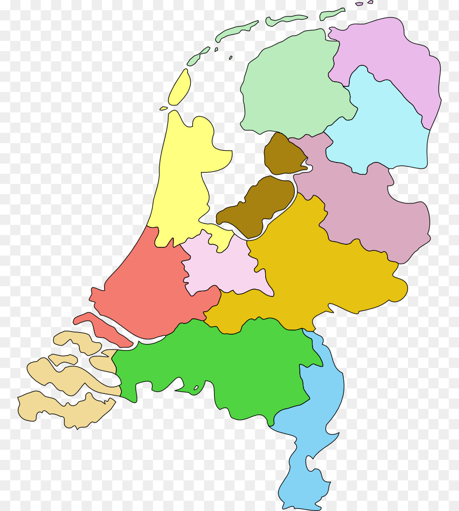 Países Bajos，Mapa Del Vector PNG