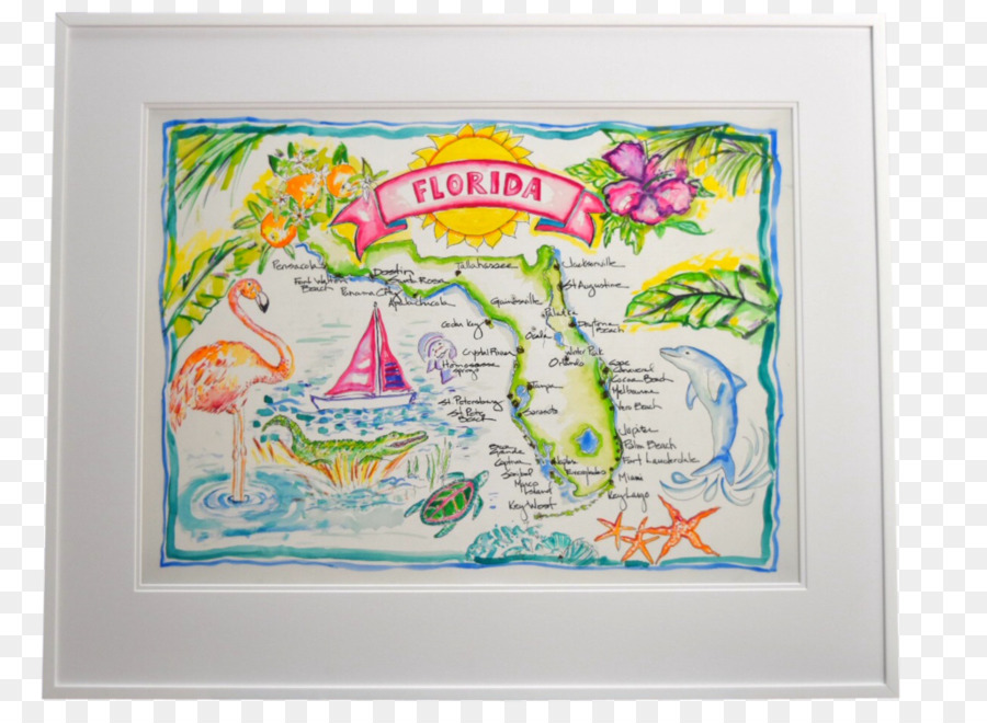 Acuarela De La Florida，Arte PNG