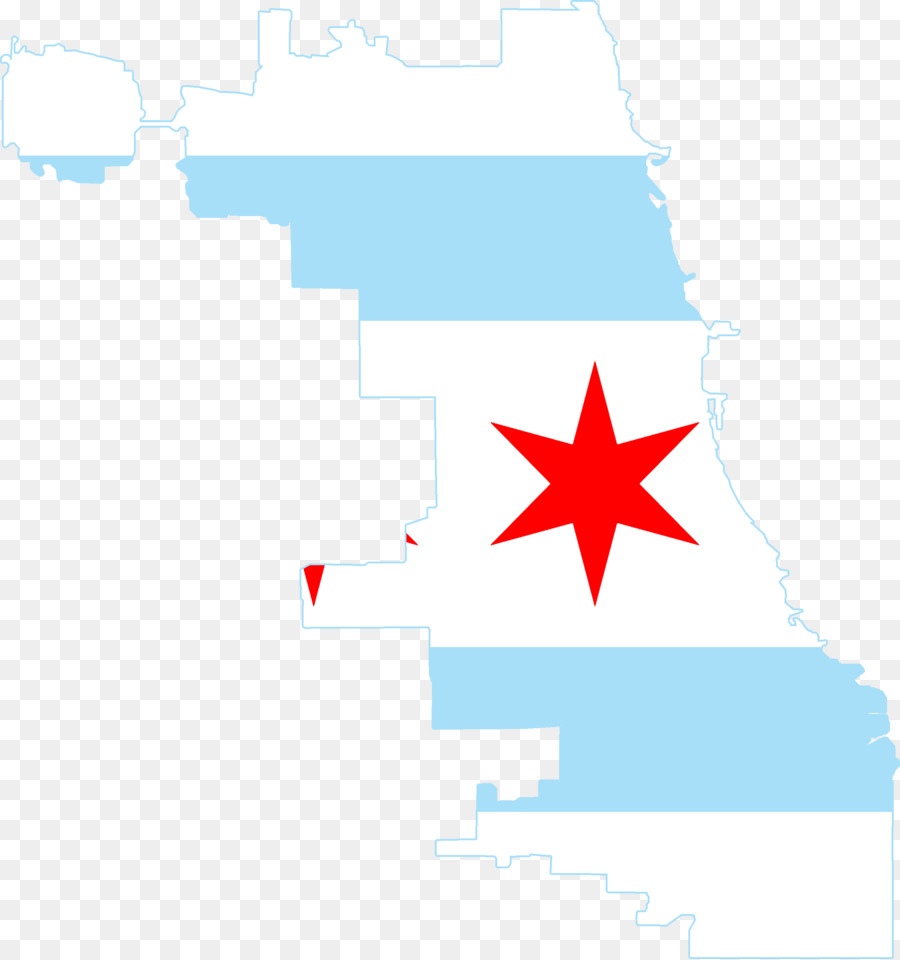 Mapa De Chicago，Bandera PNG