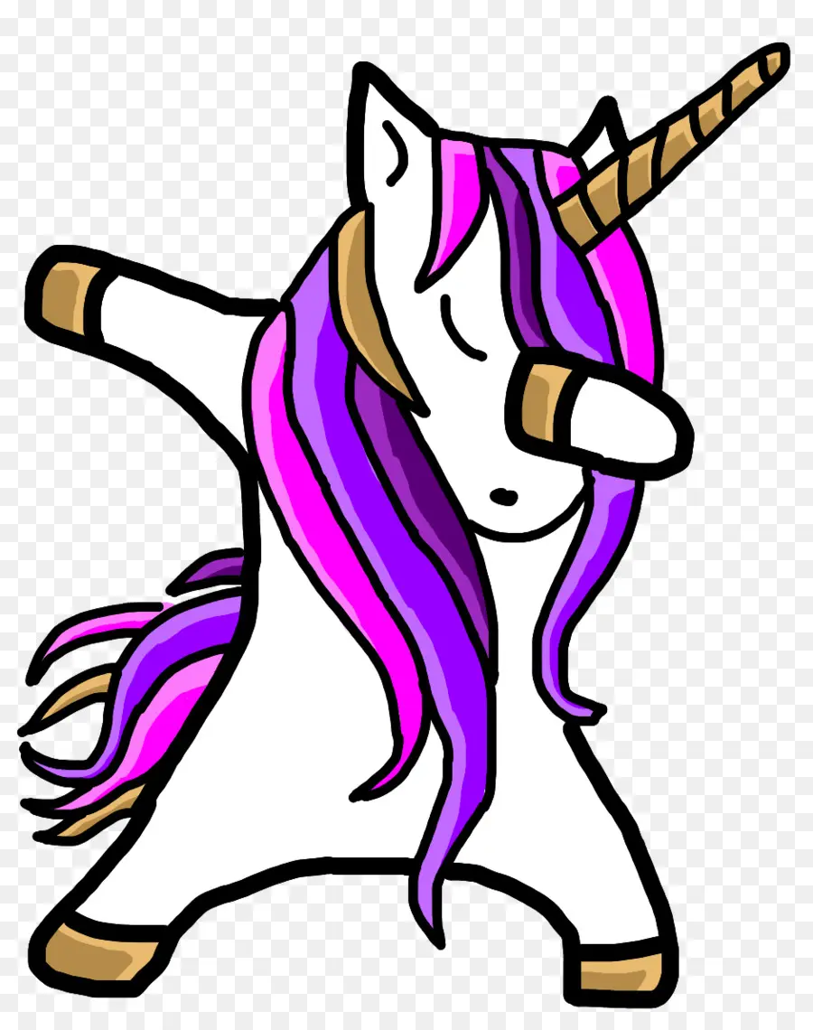 Unicornio，Dab PNG