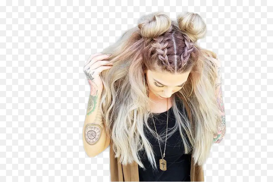 Bun，Trenza PNG