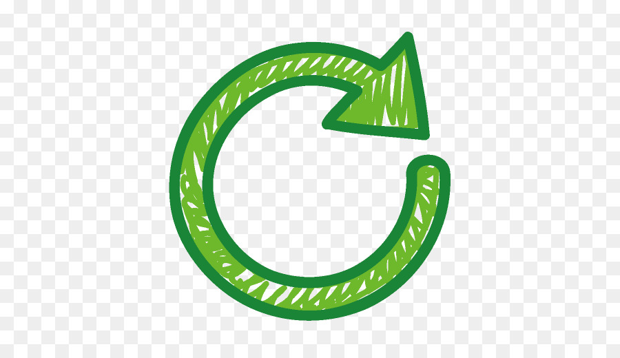 Flecha Circular Verde，Circular PNG