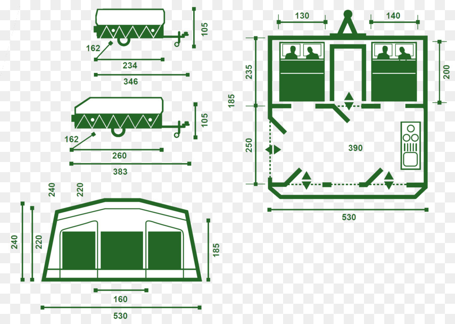 Caravana，Emergente Camper PNG