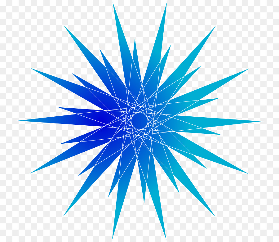 Estrella，Azul PNG