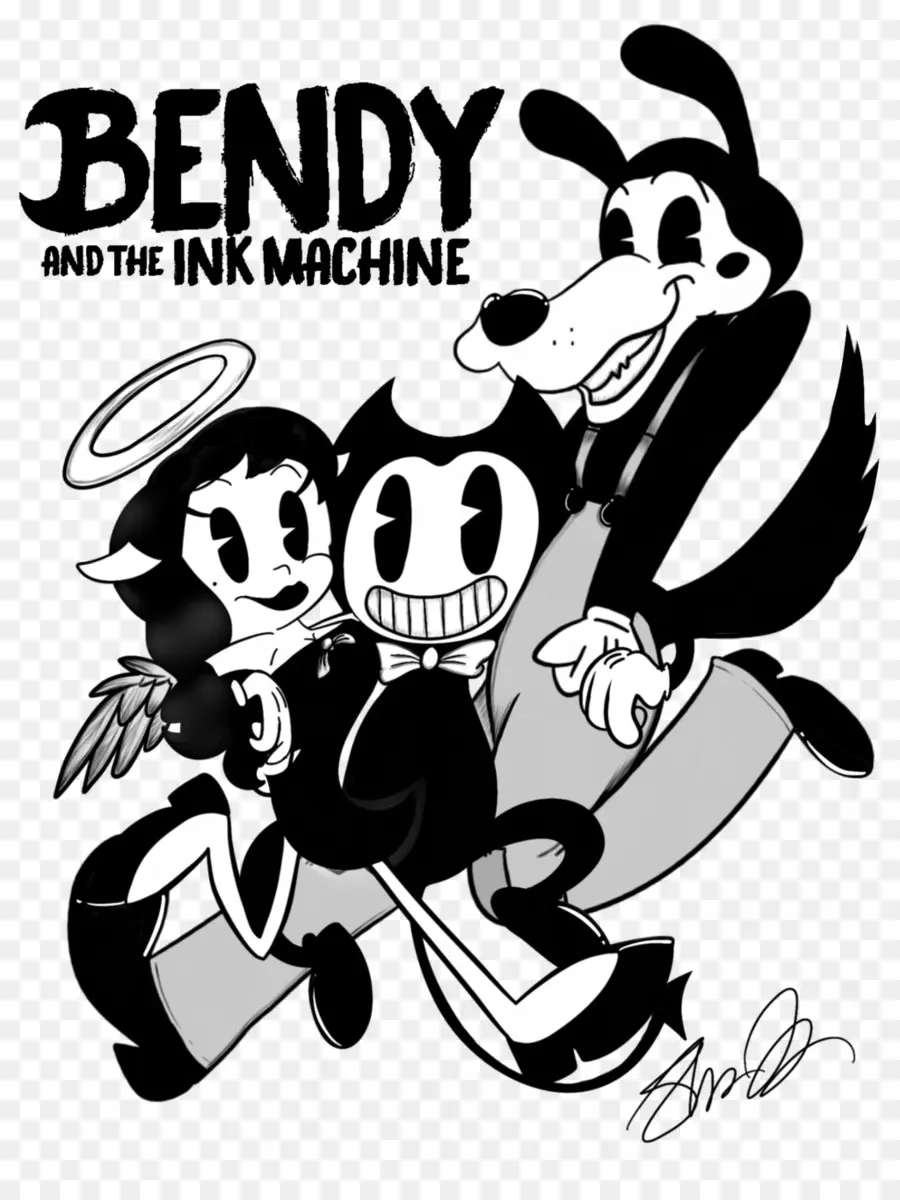 Bendy，Dibujos Animados PNG