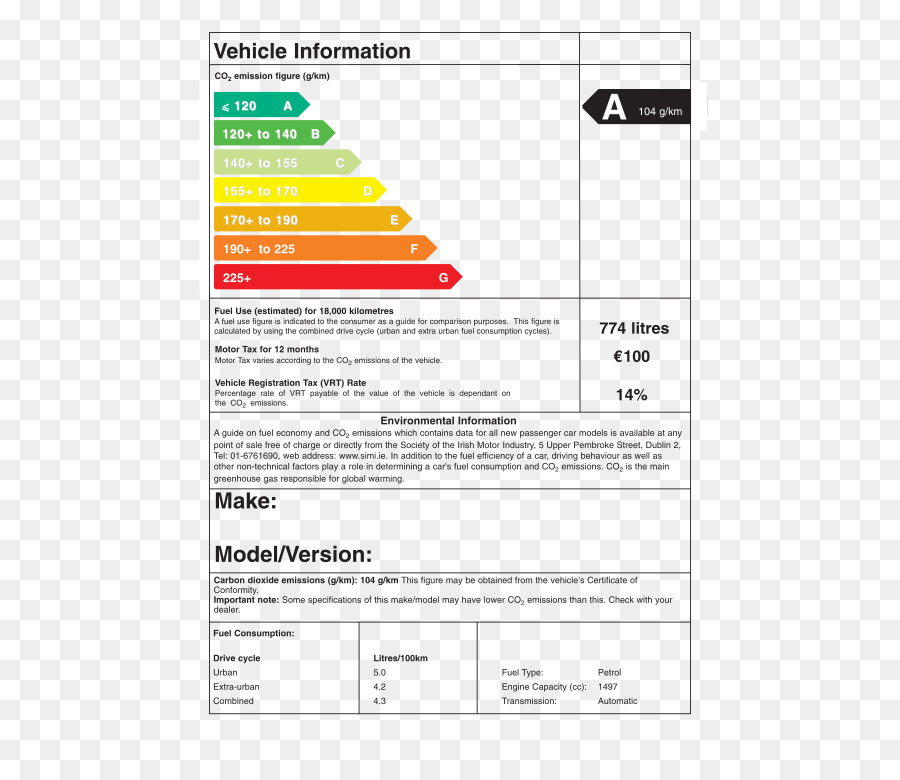 Coche，El Dióxido De Carbono PNG