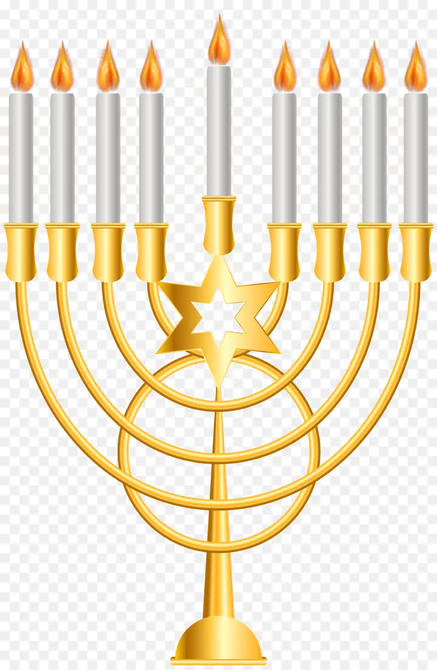 Hanukkah，Menorah PNG