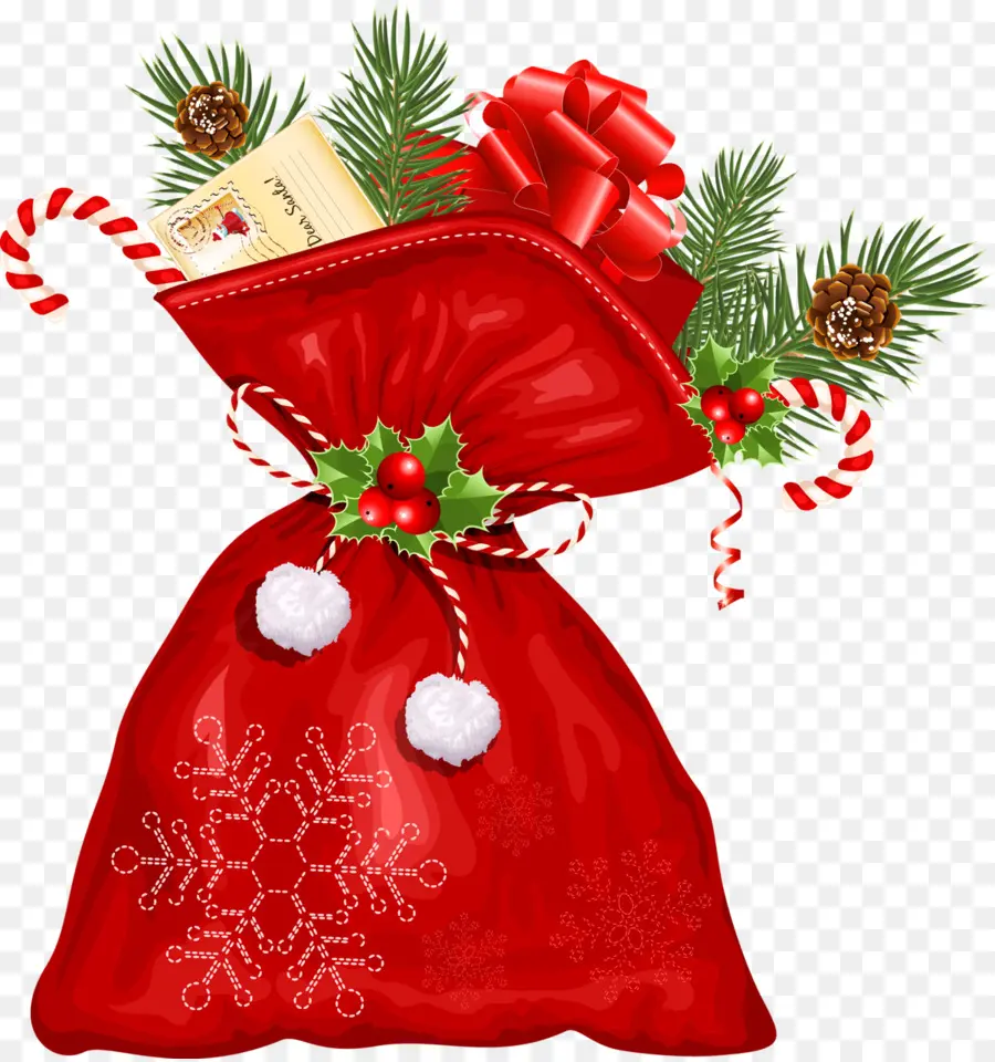 Bastón De Caramelo，Santa Claus PNG