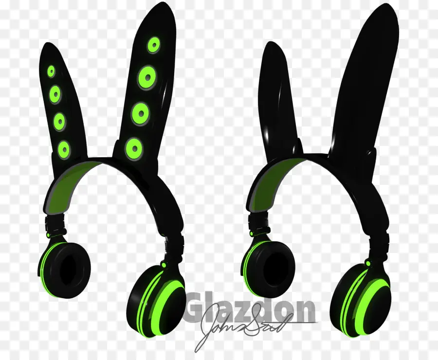 Auriculares Con Orejas De Conejo，Auriculares PNG