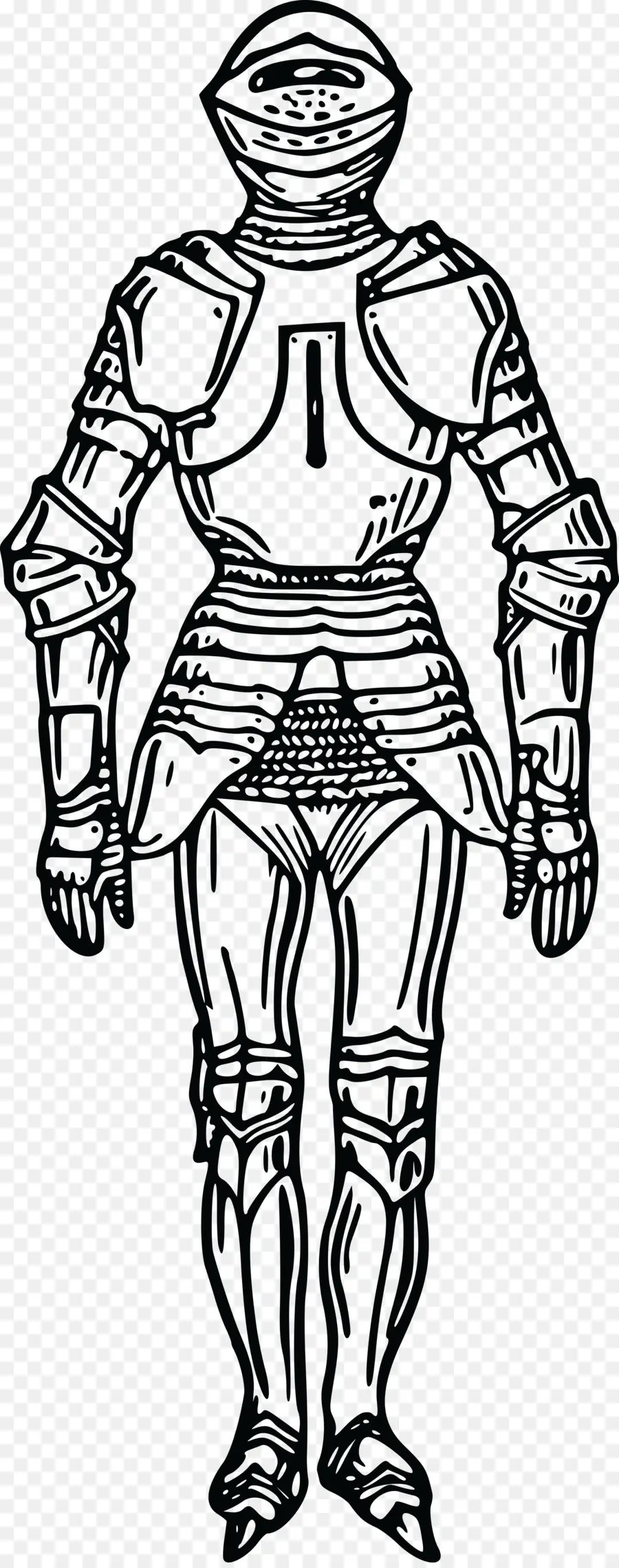 Traje De Armadura，Medieval PNG