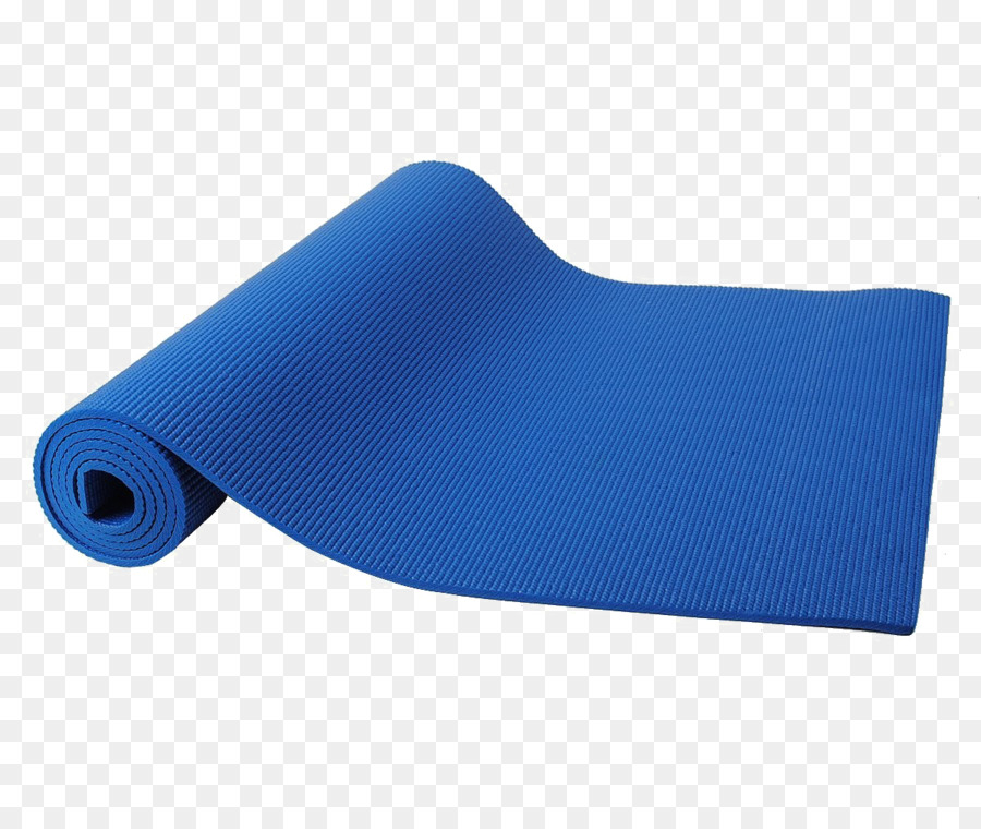 Estera De Yoga Azul，Ejercicio PNG