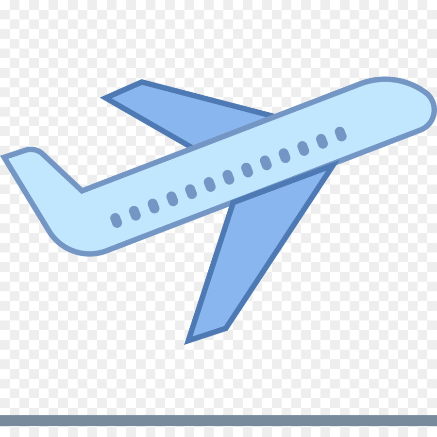 Avión，Azul PNG