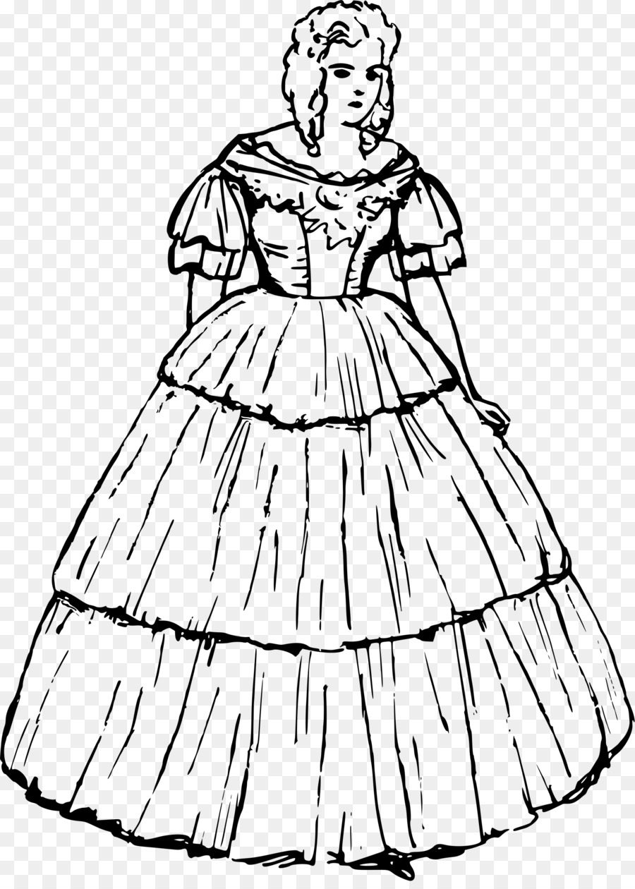 Mujer Vestida，Histórico PNG