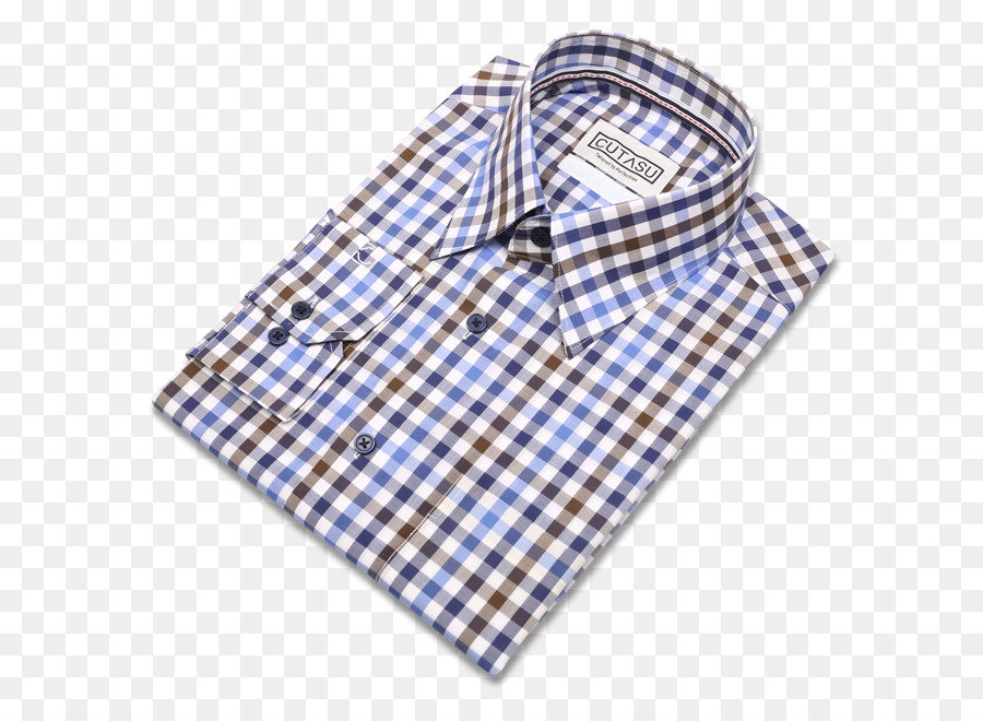 Camisa A Cuadros Azul，Camisa PNG