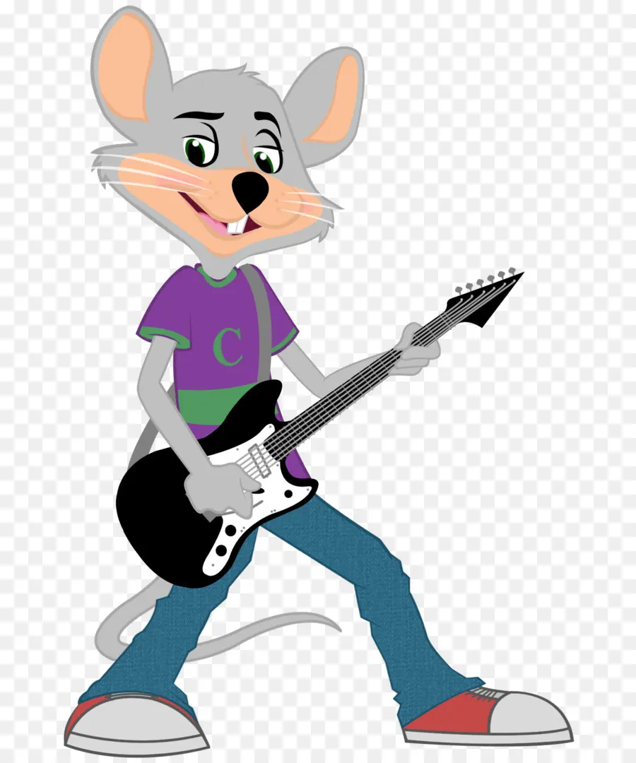 Ratón De Dibujos Animados，Guitarra PNG