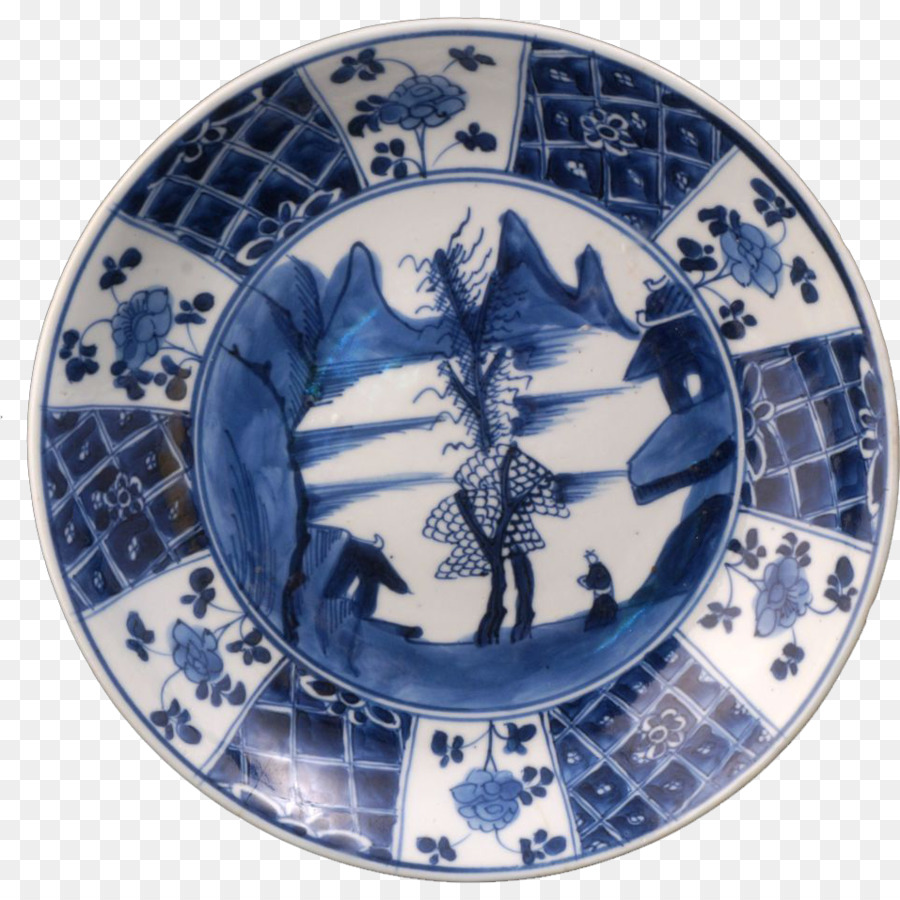 Cerámica Azul Y Blanca，Porcelana PNG