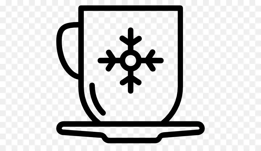 Taza Con Copo De Nieve，Taza PNG