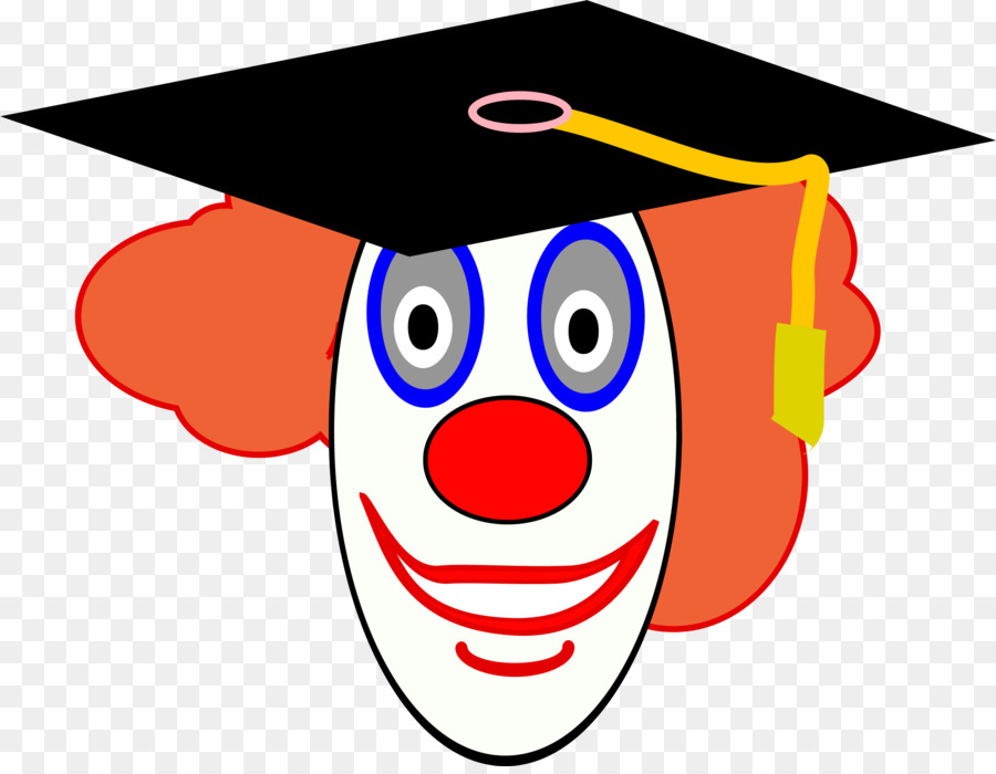 Payaso Con Birrete De Graduación，Payaso PNG