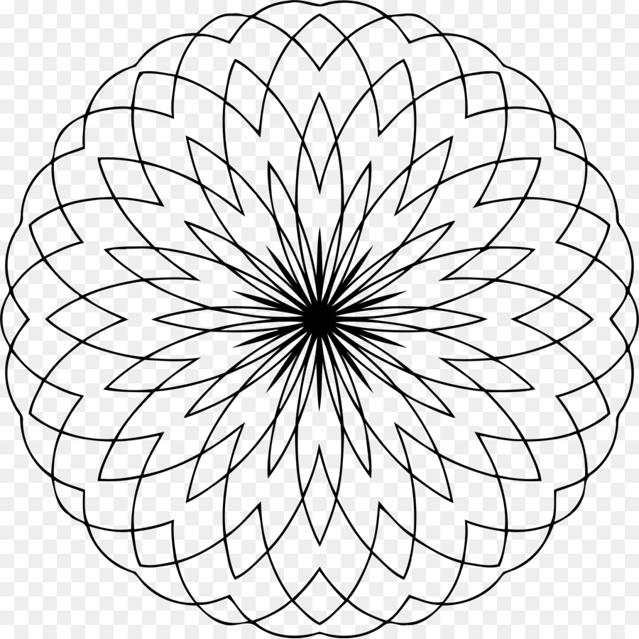 Mandala，Azul PNG