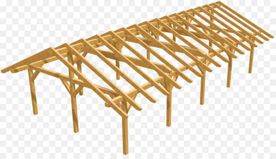 Estructura De Madera，Construcción PNG