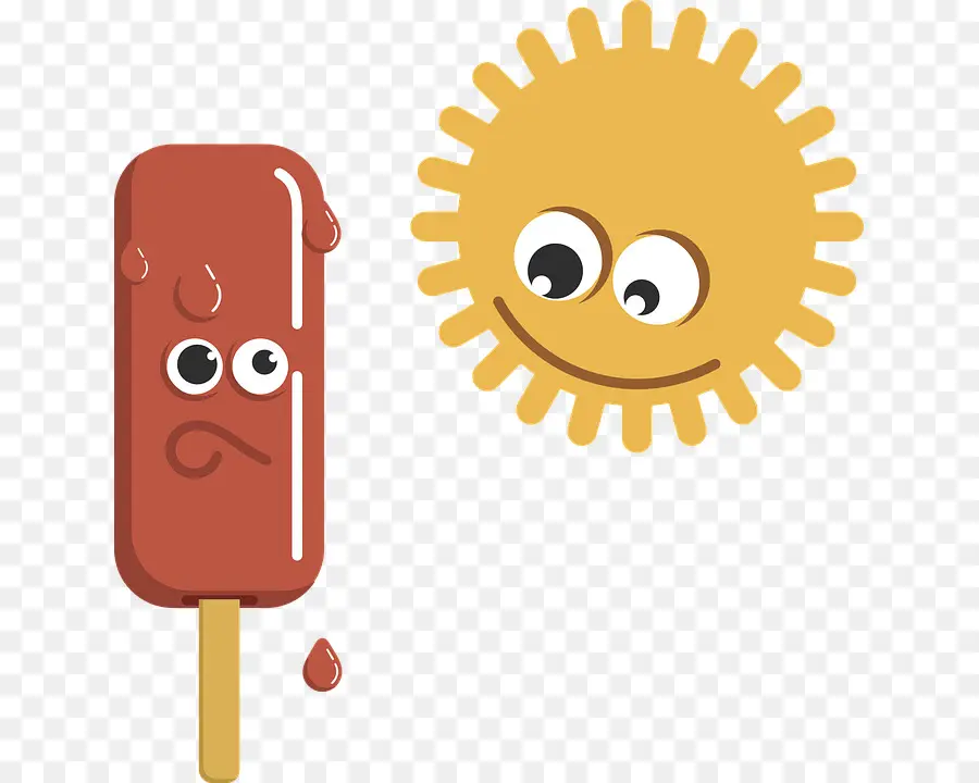 Paleta Derretida，Sol PNG