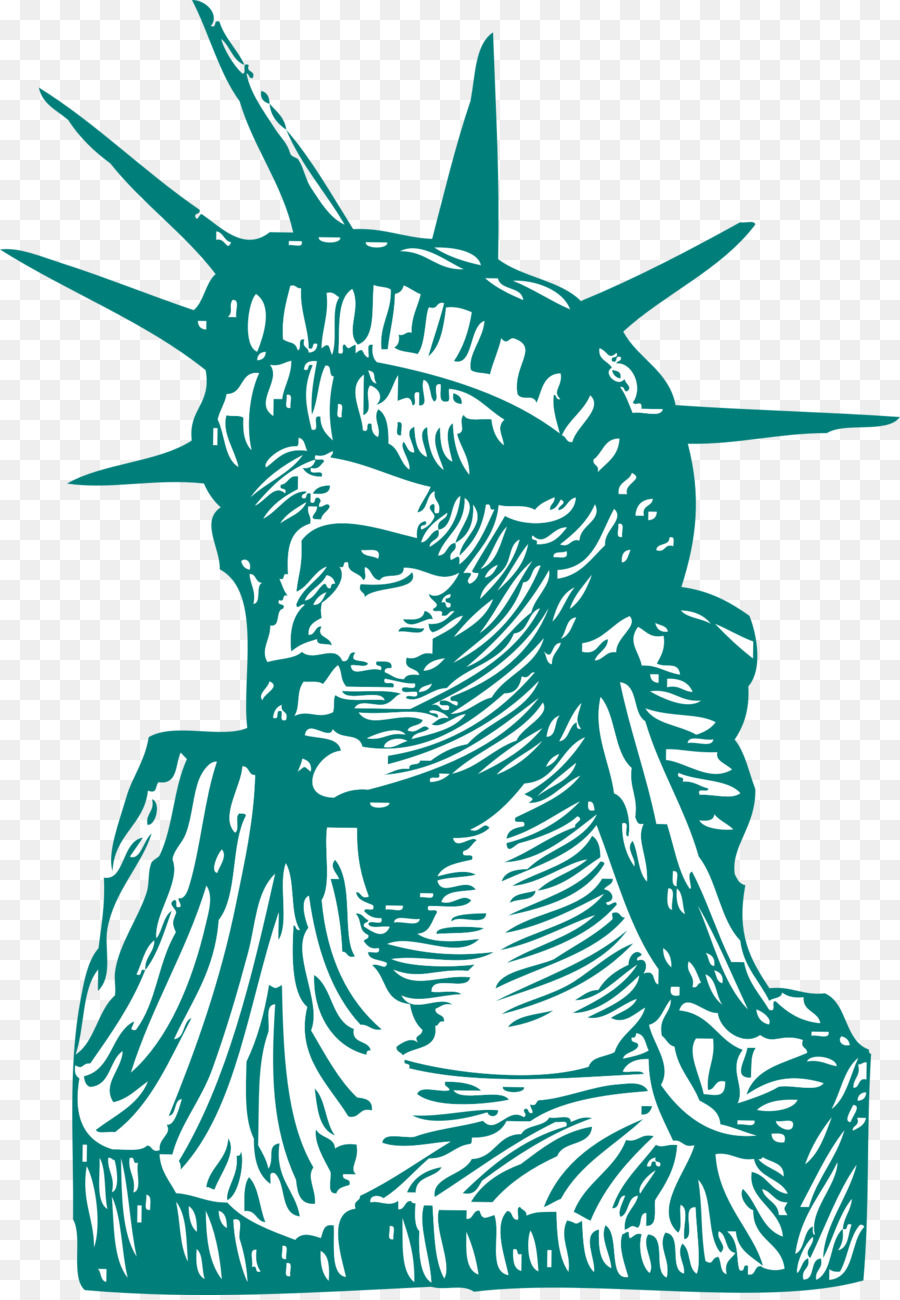 Estatua De La Libertad，Dibujo PNG