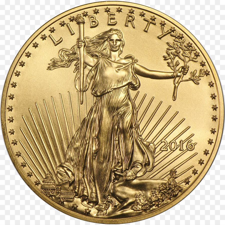 American Gold Eagle，águila PNG