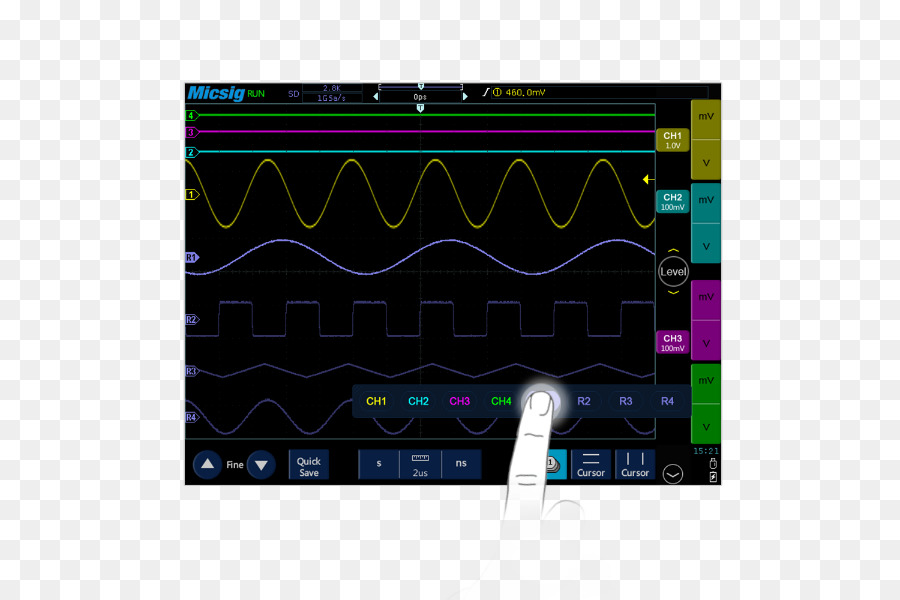 Osciloscopio，Electrónica PNG