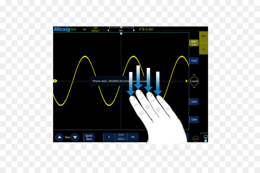 Osciloscopio，Dispositivo De Visualización PNG