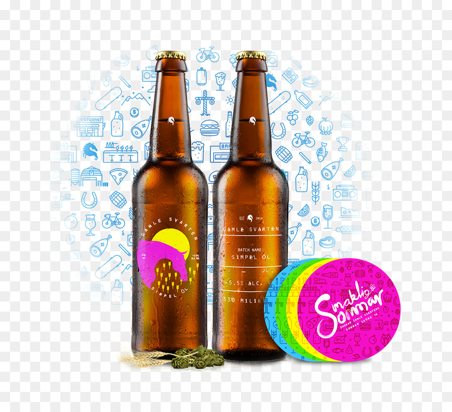 La Cerveza，Botella De Cerveza PNG