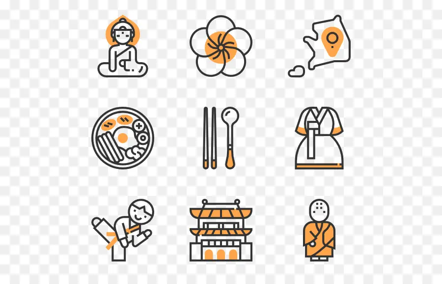Corea，Iconos De Equipo PNG
