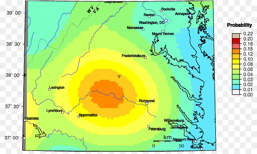 Falla De San Andreas，Terremoto PNG