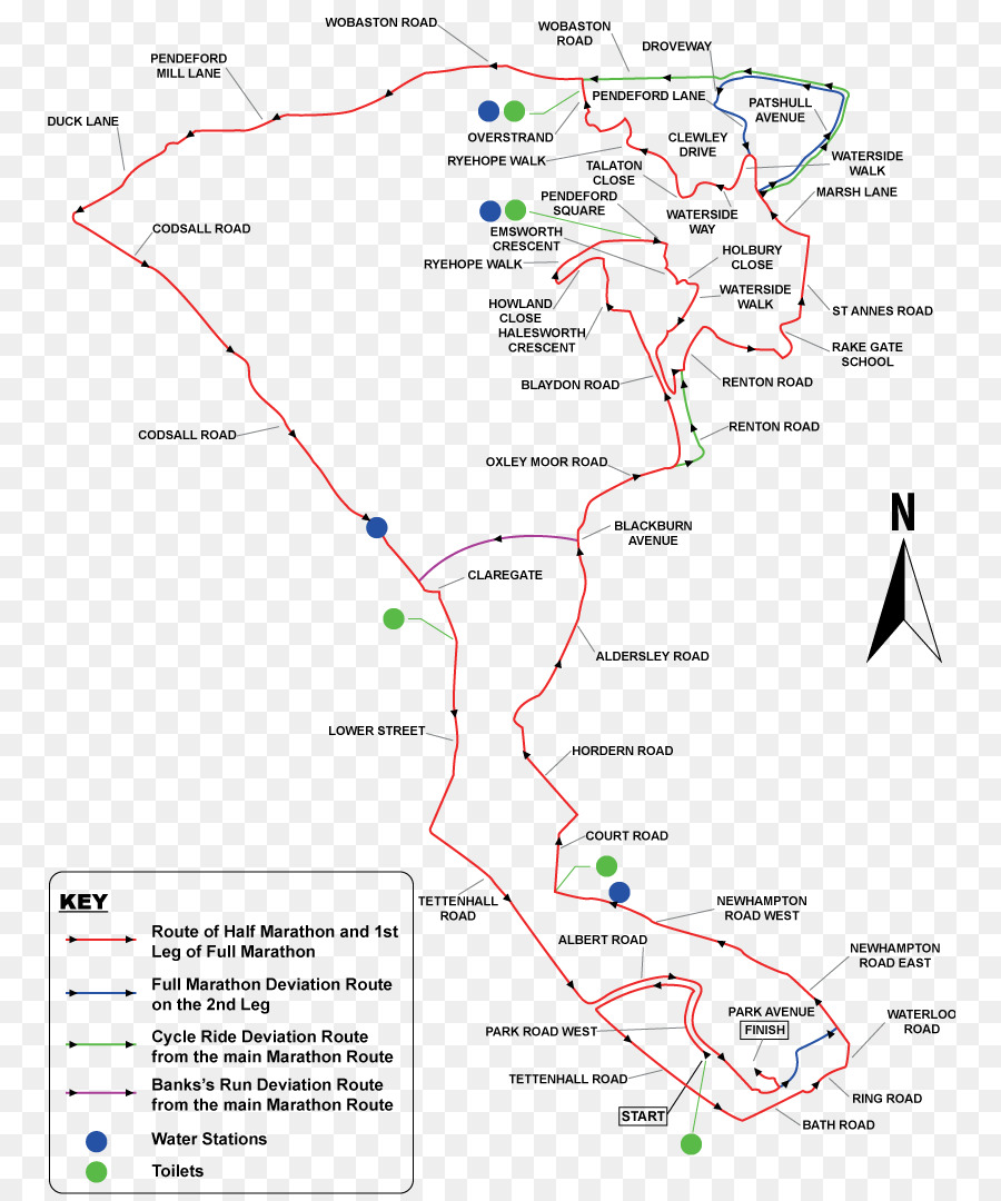 Maratón De Londres，Maratón PNG