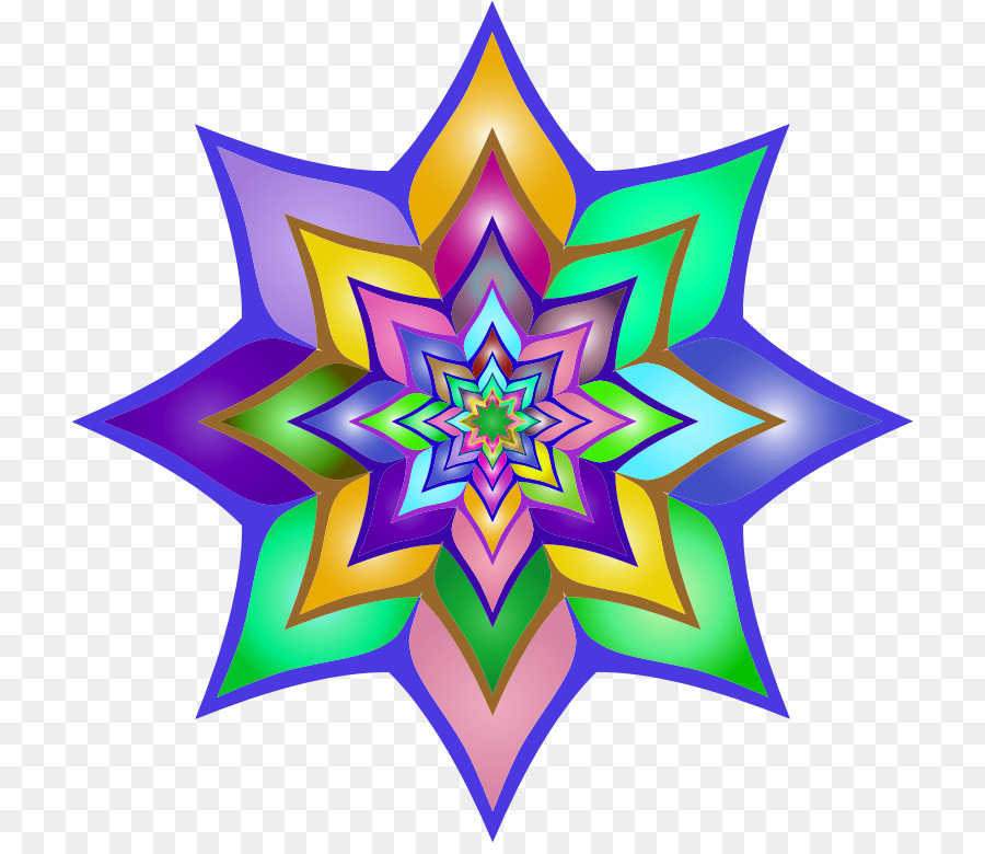 Estrella Colorida，Diseño PNG