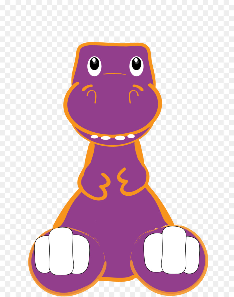 Dinosaurio Morado，Dibujos Animados PNG