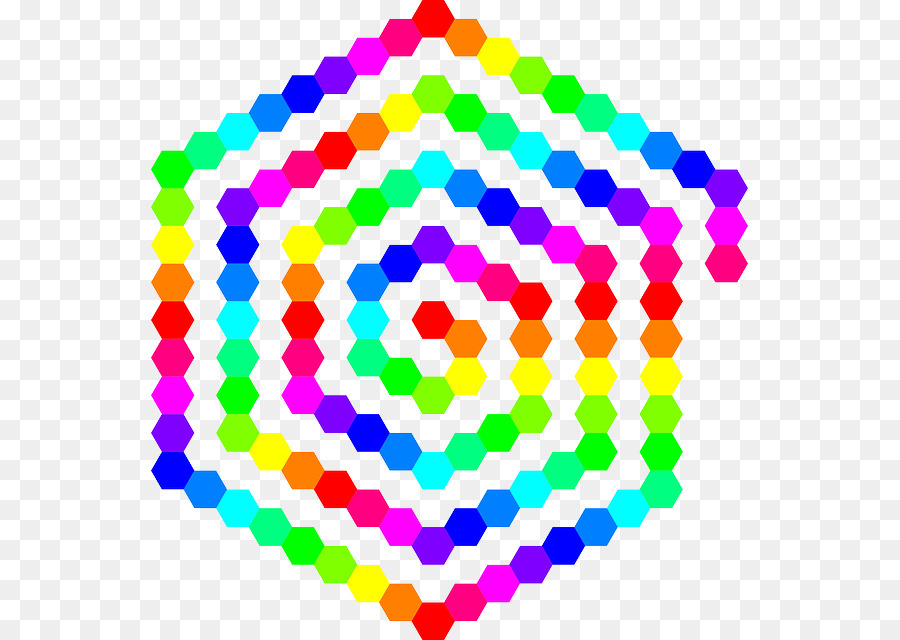 Hexágono，Color PNG