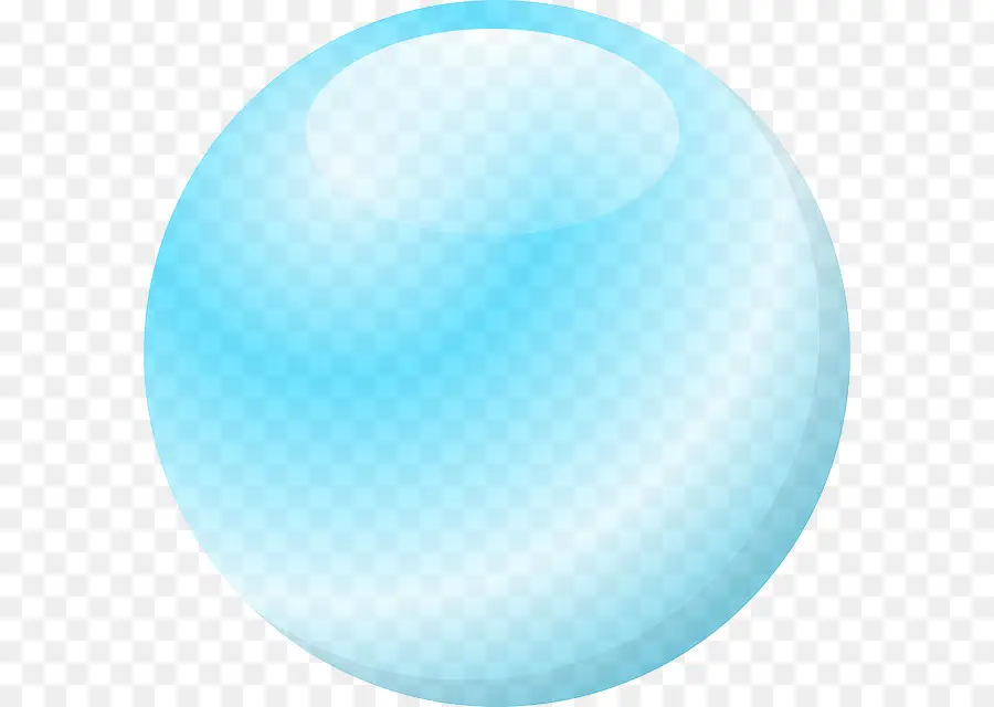 Burbuja Azul，Esfera PNG