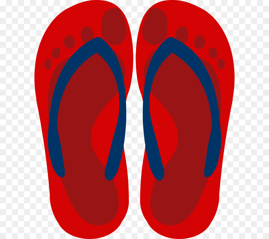 Flipflops，Rojo PNG